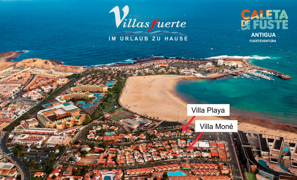 Villasfuerte-  Ferienhäuser auf Fuerteventura in der Bucht von Caleta de Fuste